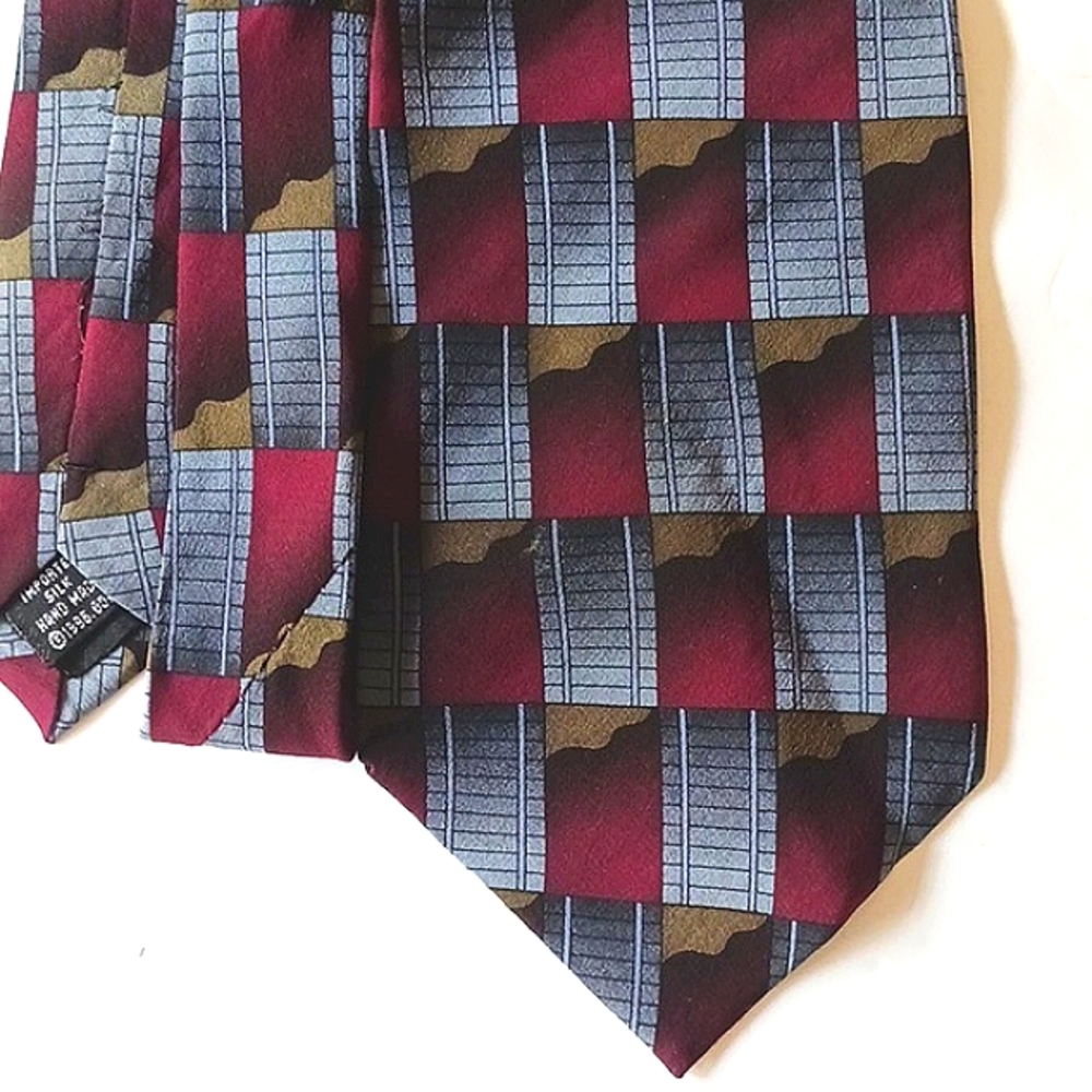 GRATEFUL Dead Vintage Big Railroad Blues Nineth Set 100% Silk Multi-Color Tie